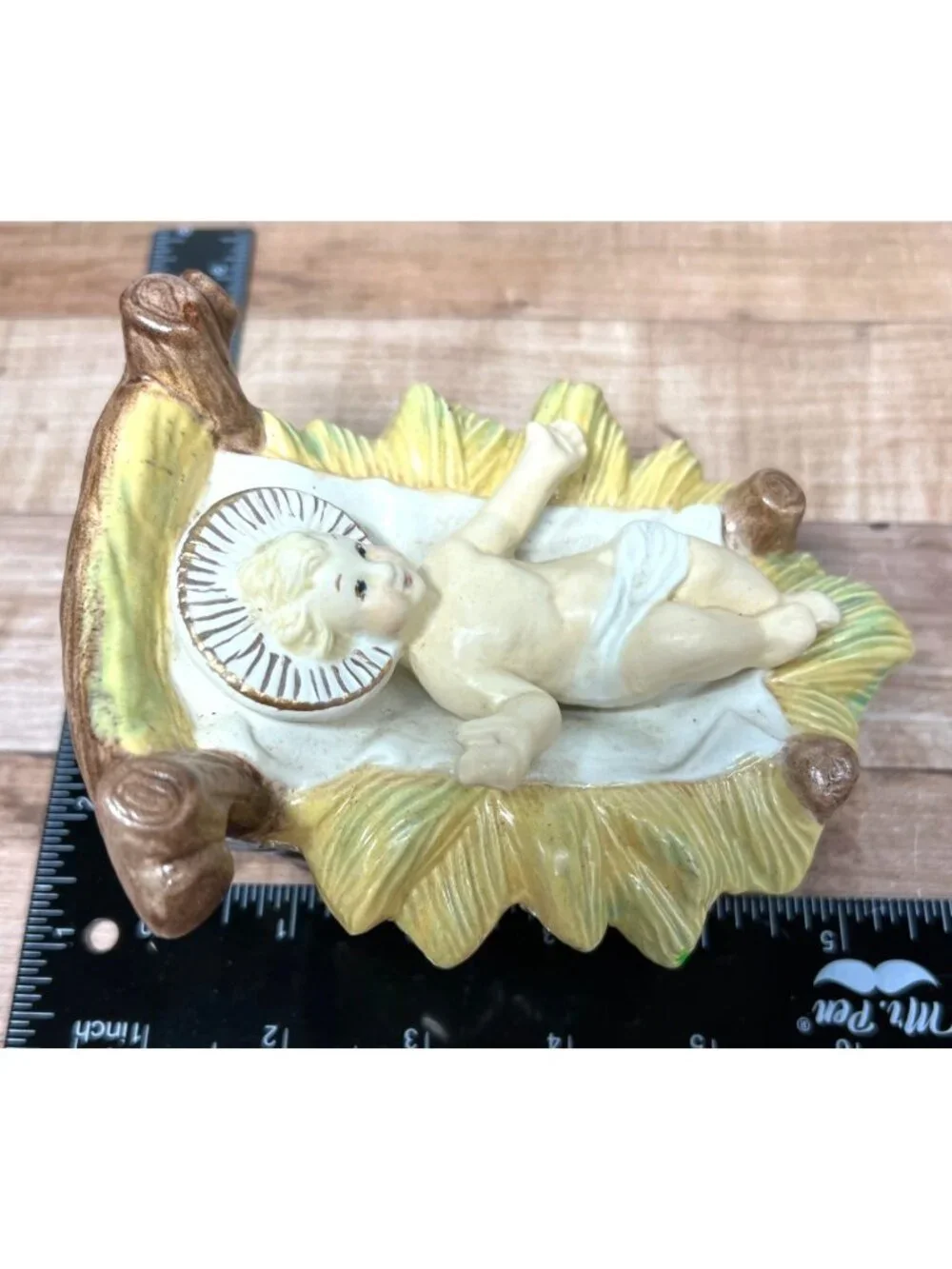 Vintage Nativity Baby Jesus Figurine Decor